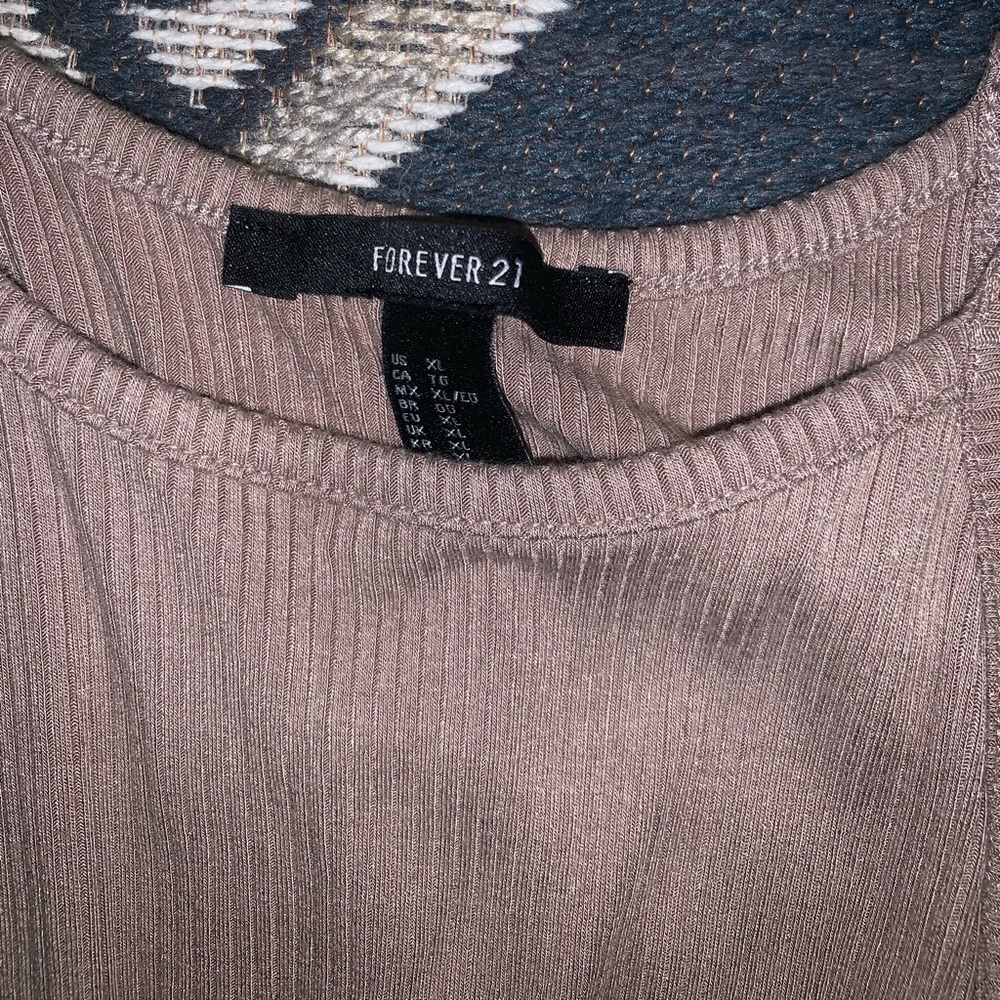 Nude forever 21 women’s dress mid length